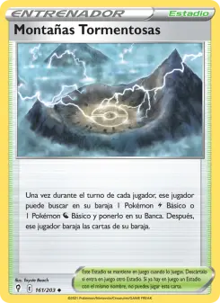 Montañas Tormentosas, Cielos Evolutivos 161