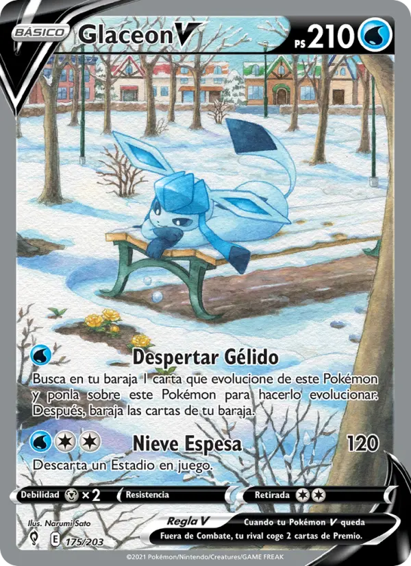 Glaceon V, Cielos Evolutivos 175