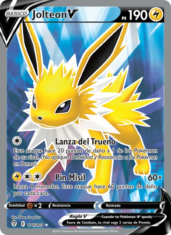 Jolteon V, Cielos Evolutivos 177