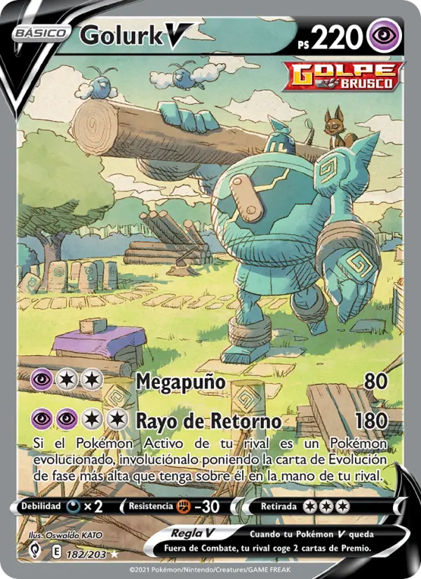 Golurk V, Cielos Evolutivos 182