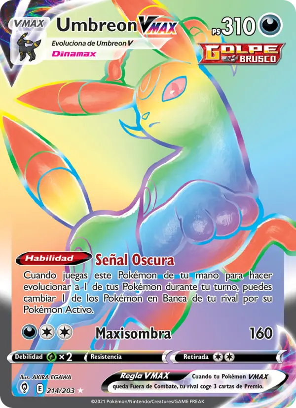 Umbreon VMAX, Cielos Evolutivos 214