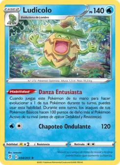 Ludicolo, Cielos Evolutivos 34