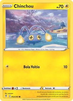 Chinchou, Cielos Evolutivos 52