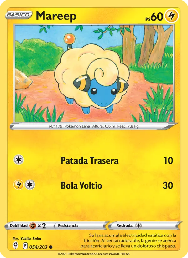 Mareep, Cielos Evolutivos 54