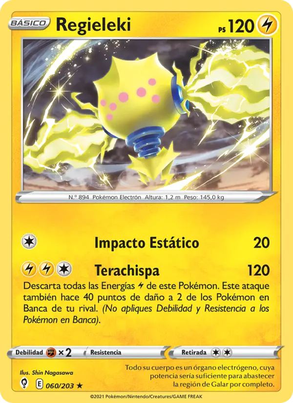 Regieleki, Cielos Evolutivos 60