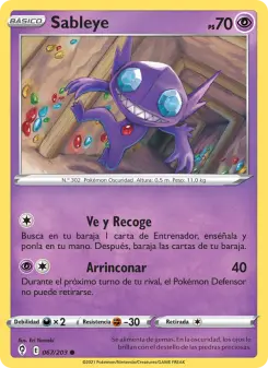 Sableye, Cielos Evolutivos 67