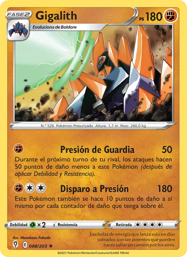 Gigalith, Cielos Evolutivos 88