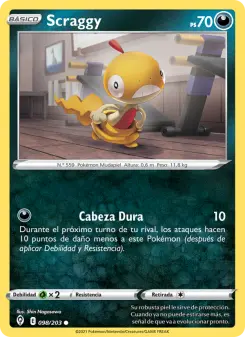 Scraggy, Cielos Evolutivos 98