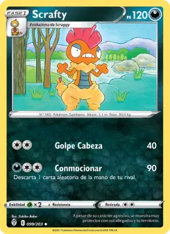 Scrafty, Cielos Evolutivos 99