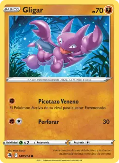 Gligar, Golpe Fusión 140