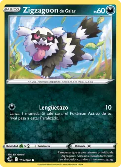 Zigzagoon de Galar, Golpe Fusión 159