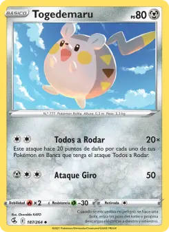 Togedemaru, Golpe Fusión 187