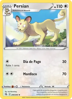 Persian, Golpe Fusión 200