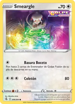 Smeargle, Golpe Fusión 209
