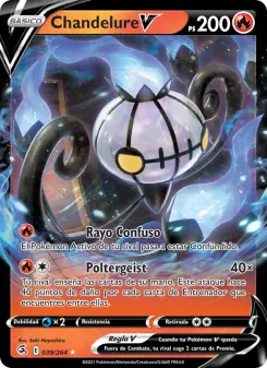 Chandelure V, Golpe Fusión 39