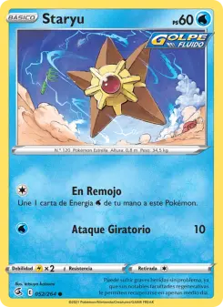 Staryu, Golpe Fusión 52