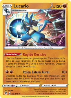 Lucario, Astros Brillantes 079