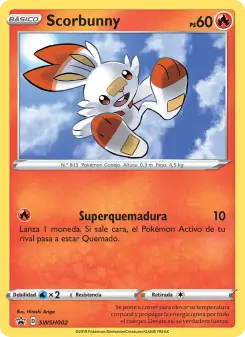 Scorbunny, Cartas de promoción ESES SWSH002