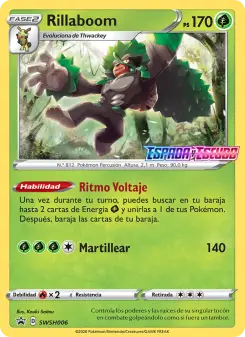 Rillaboom, Cartas de promoción ESES SWSH006