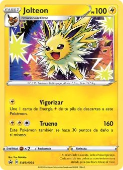 Jolteon, Cartas de promoción ESES SWSH094