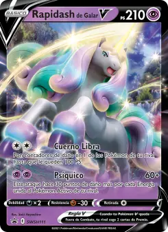 Rapidash de Galar V, Cartas de promoción ESES SWSH111