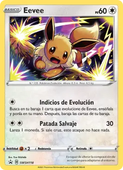 Eevee, Cartas de promoción ESES SWSH118
