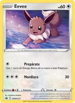 Eevee, Cartas de promoción ESES SWSH127