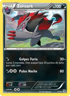 Zoroark, Kit de Entrenador XY (Pikachu Enmascarada) 17