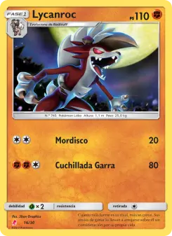 Lycanroc, Kit de Entrenador Sol y Luna (Lycanroc) 16