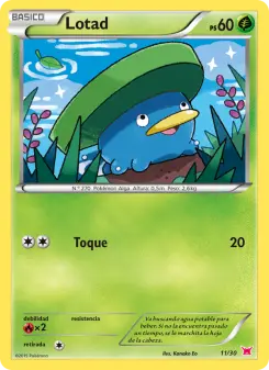 Lotad, Kit de Entrenador XY (Latias) 11