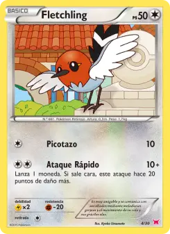 Fletchling, Kit de Entrenador XY (Latias) 4