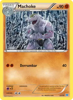 Machoke, Kit de Entrenador XY (Latios) 22