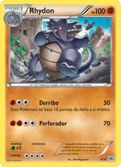 Rhydon, Kit de Entrenador XY (Latios) 4