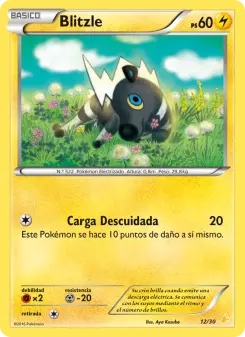Blitzle, Kit de Entrenador XY (Pikachu Enmascarada) 12
