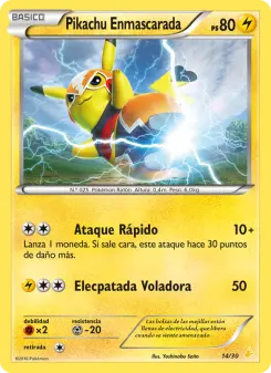 Pikachu Enmascarada, Kit de Entrenador XY (Pikachu Enmascarada) 14