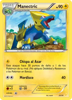 Manectric, Kit de Entrenador XY (Pikachu Enmascarada) 22