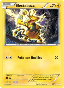 Electabuzz, Kit de Entrenador XY (Pikachu Enmascarada) 23