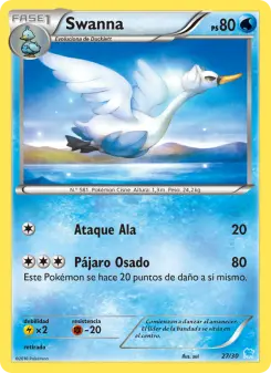 Swanna, Kit de Entrenador XY (Suicune) 27