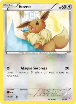 Eevee, Kit de Entrenador XY (Pikachu Enmascarada) 13