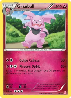 Granbull, Kit de Entrenador XY (Pikachu Enmascarada) 14