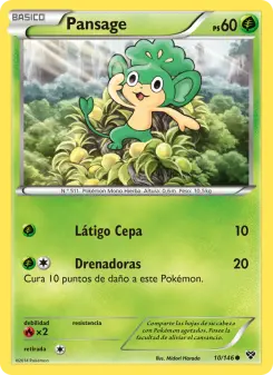 Pansage, XY 10