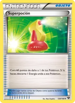 Superpoción, XY 128