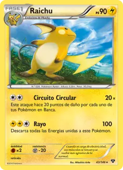Raichu, XY 43