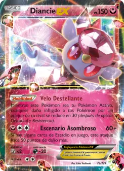 Diancie EX, Destinos Enfrentados 72