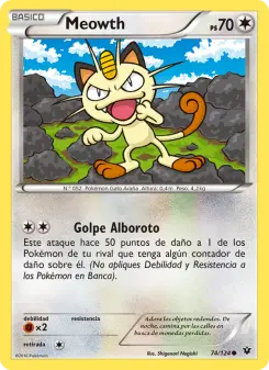 Meowth, Destinos Enfrentados 74