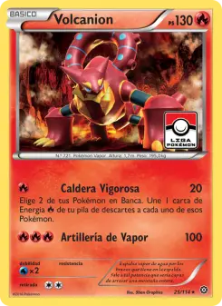 Volcanion, Asedio de Vapor 25