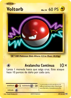 Voltorb, Evoluciones 39