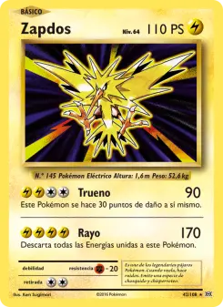 Zapdos, Evoluciones 42