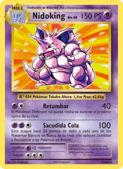 Nidoking, Evoluciones 45