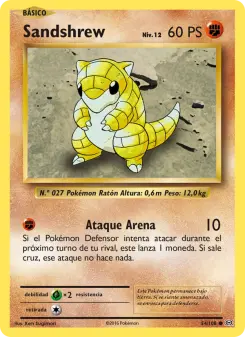 Sandshrew, Evoluciones 54